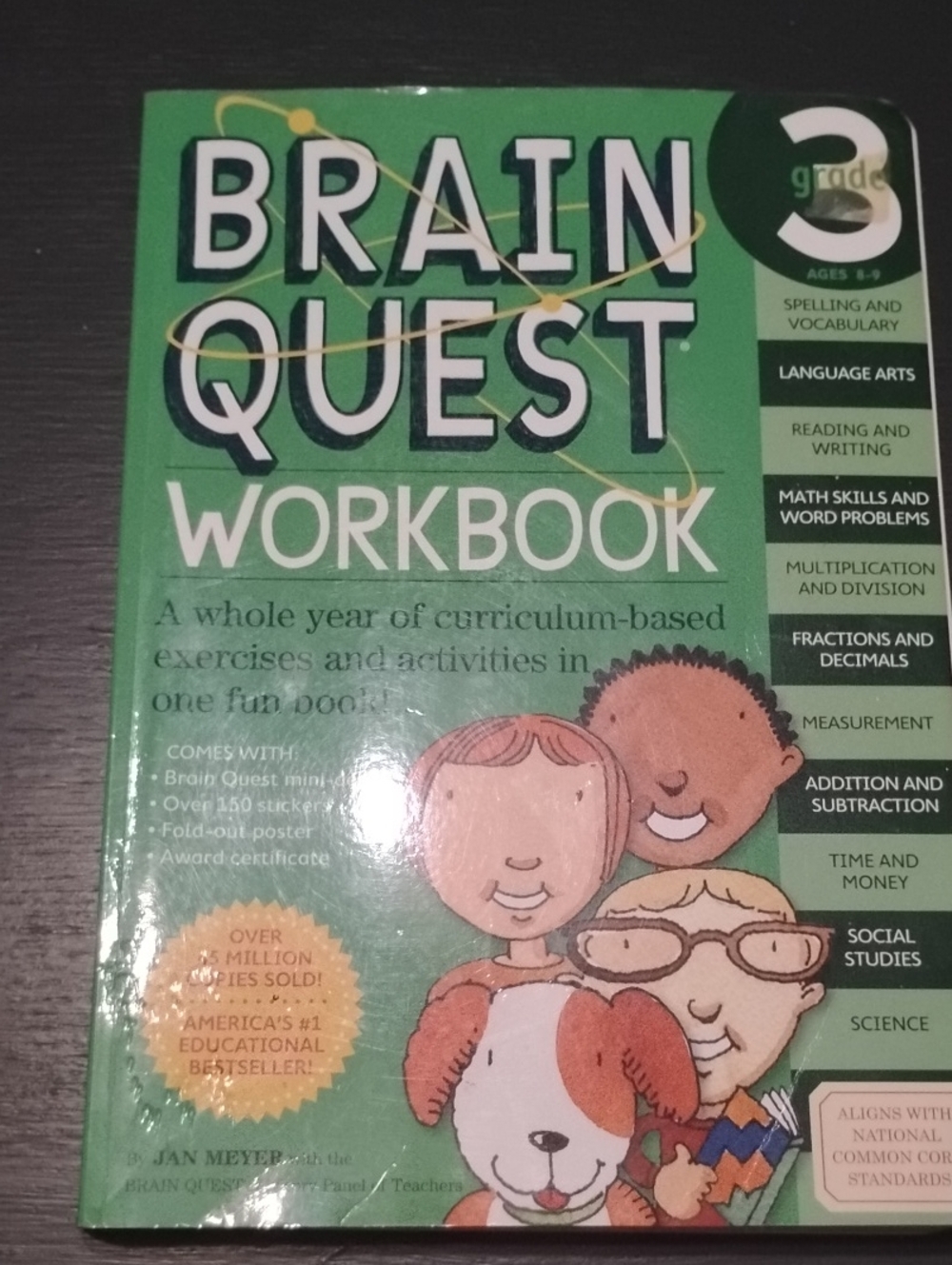 Brain Quest Workbook Grade 3 - Green
